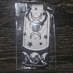 50% Off 2 Items!🌺 Lot B-A Celestial Lipstick Holder Moon and Stars Keychain